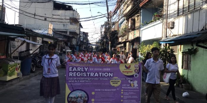 PZES Early registration kick-off parade. MAGPALISTA, KARAPATAN MO.