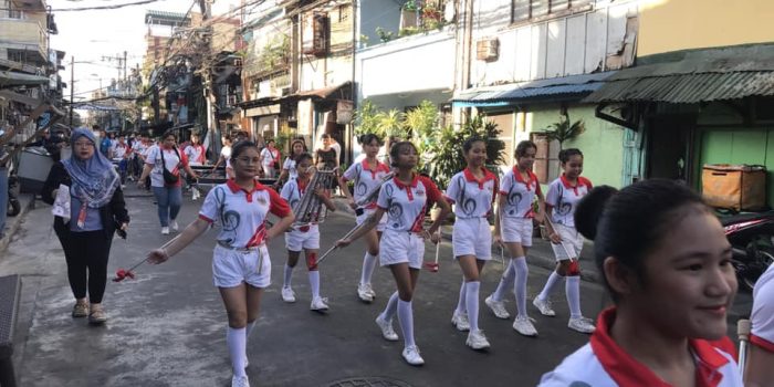 PZES Early registration kick-off parade. MAGPALISTA, KARAPATAN MO.