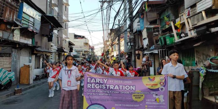 PZES Early registration kick-off parade. MAGPALISTA, KARAPATAN MO.